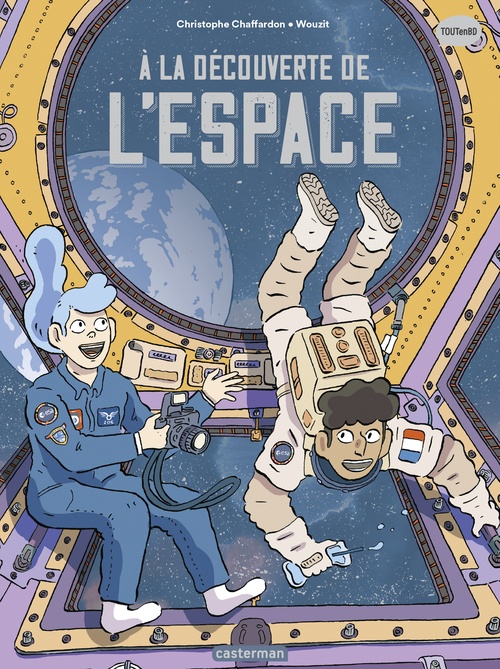 Couverture ebook de Les sciences en BD - A la découverte de l'Espace, de Christophe Chaffardon, Wouzit