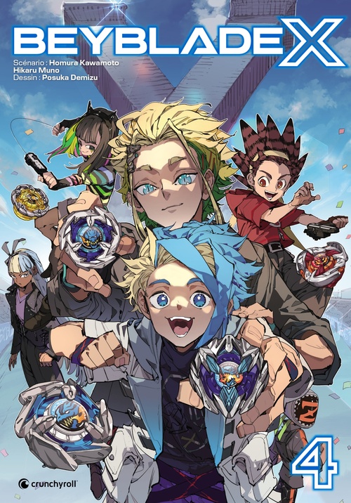 Couverture ebook de BEYBLADE X T04, de Posuka Demizu