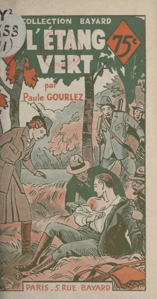 Couverture ebook de L'étang vert, de Paule Gourlez