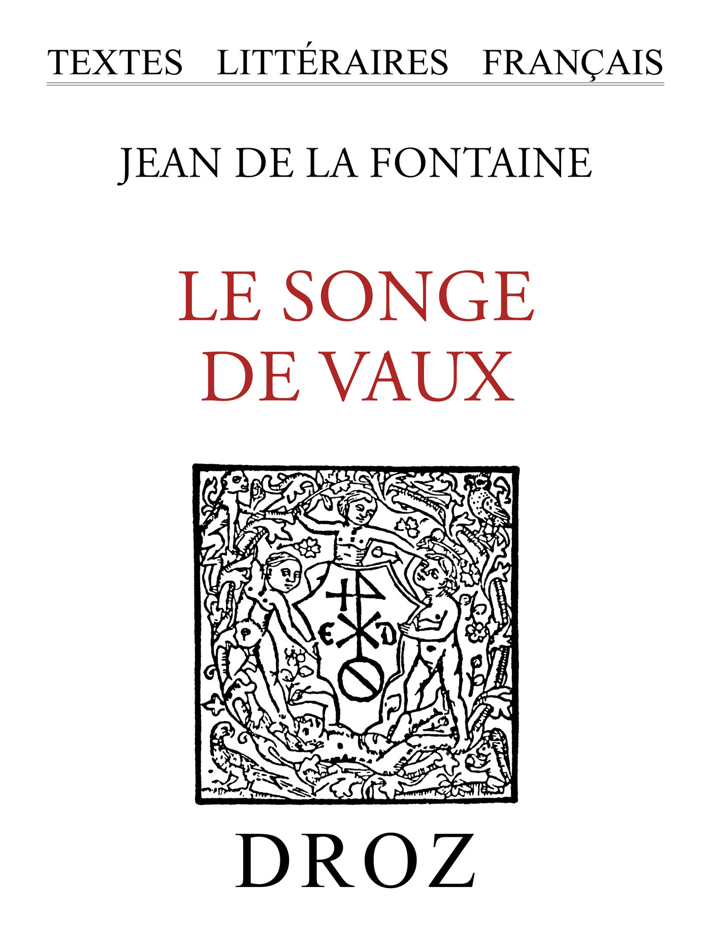 ebook cover of Le Songe de Vaux, by Jean de La Fontaine