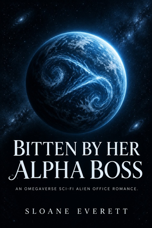 Couverture ebook de Bitten by Her Alpha Boss, de Sloane Everett