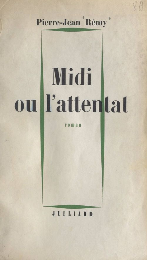 ebook cover of Midi, by Pierre-Jean Rémy