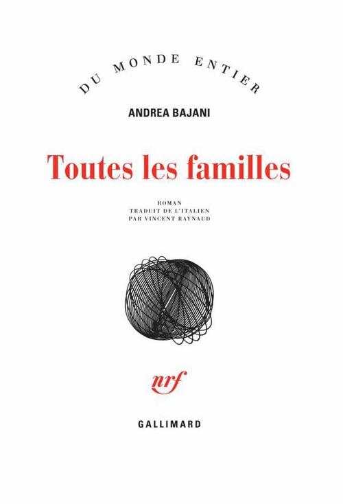 Couverture ebook de Toutes les familles, de Andrea Bajani