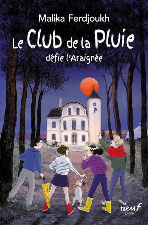Couverture ebook de Le club de la pluie défie l'Homme-Araignée, de Malika Ferdjoukh