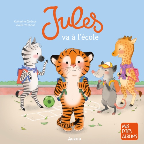 Couverture audiobook de Jules va à l'école, de Katherine Quenot