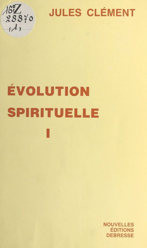 ebook cover of Évolution spirituelle (1), by Jules Clement