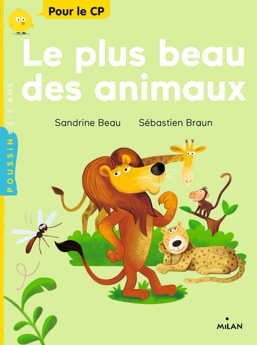 Couverture ebook de Le plus beau des animaux, de Sandrine Beau, Sébastien Braun