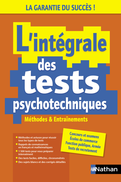 ebook cover of L'Intégrale des tests psychotechniques - EPUB, by Elisabeth Simonin