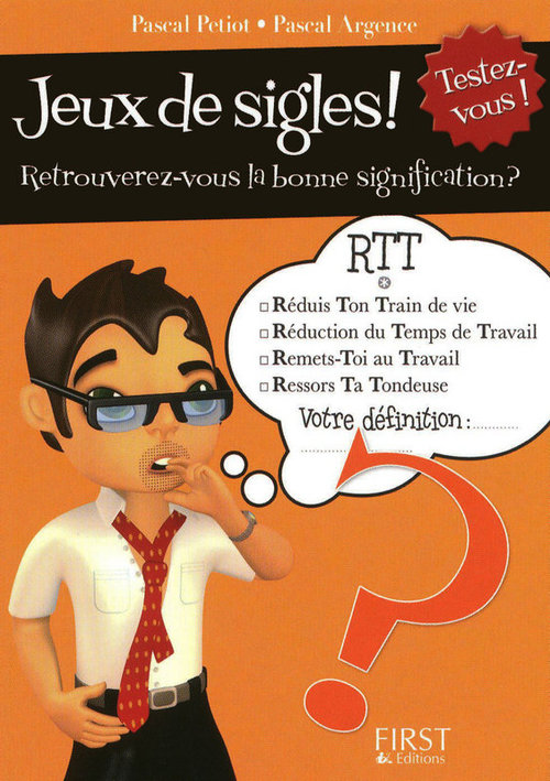 Couverture ebook de Le petit livre de - jeux de sigles, de Petiot/Argence
