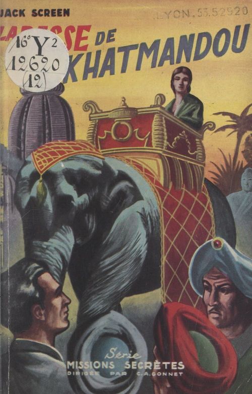 Couverture ebook de La passe de Khatmandou, de Jack Screen