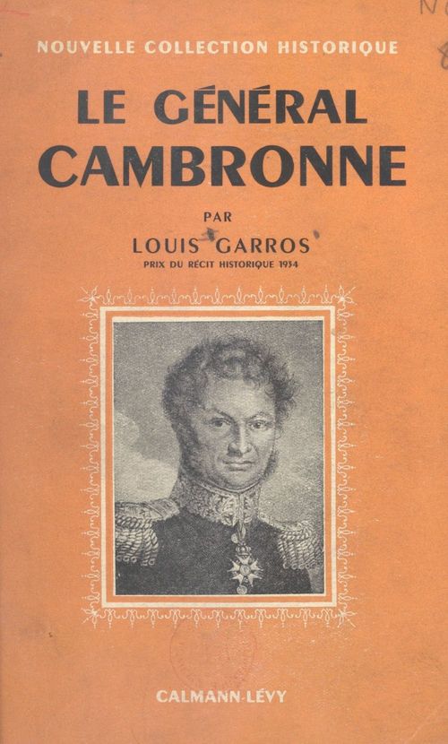 ebook cover of Le général Cambronne, by Louis Garros