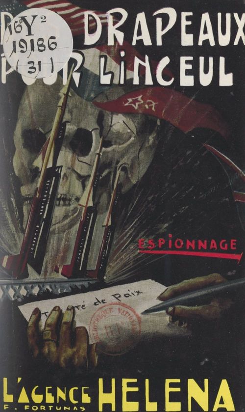 ebook cover of Des drapeaux pour linceul, by Francis Fortunas