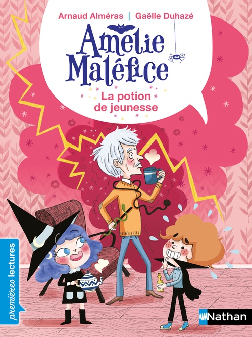 Couverture ebook de Amélie Maléfice - La potion de jeunesse, de Arnaud Alméras