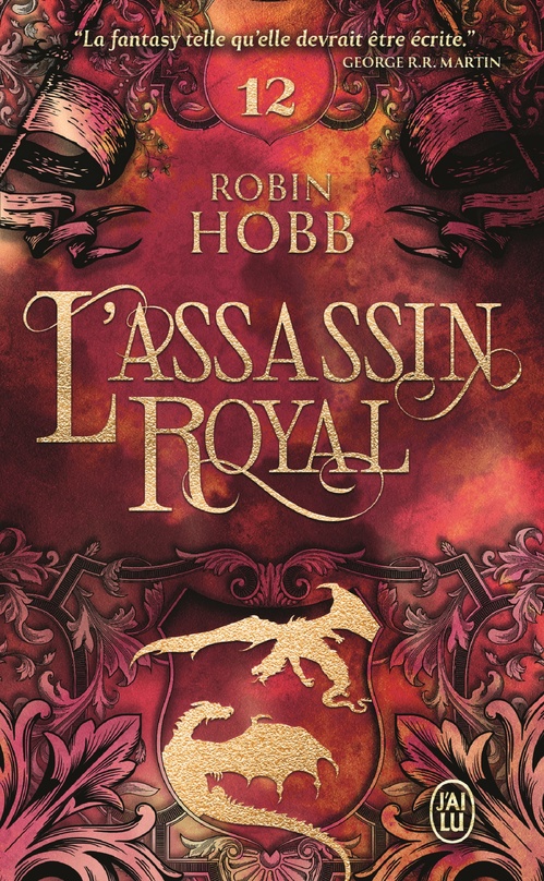 Couverture ebook de L'Assassin royal (Tome 12) - L'Homme noir, de Robin Hobb