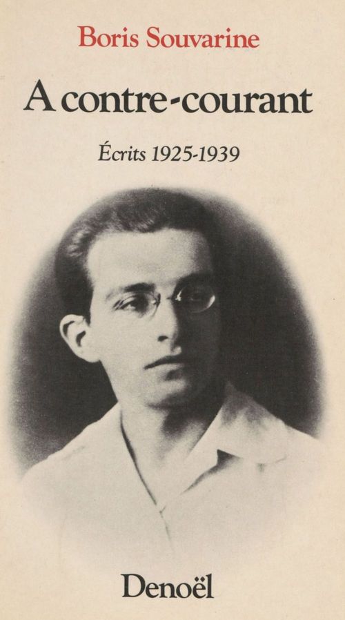 ebook cover of À contre-courant, by Boris Souvarine