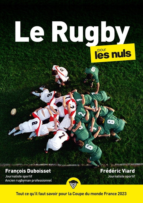 Couverture ebook de Le Rugby pour les Nuls, poche, édition Coupe du Monde 2023, de François Duboisset, Frédéric Viard
