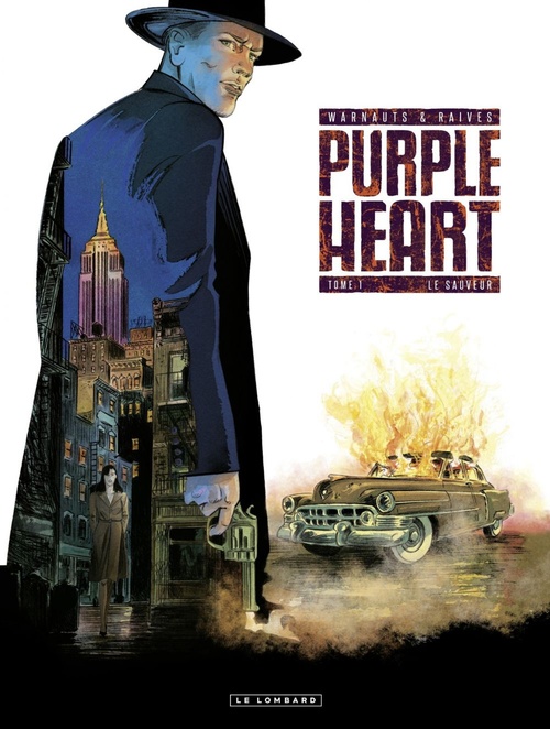Couverture ebook de Purple Heart - tome 1 - Le Sauveur, de Eric Warnauts, Raives