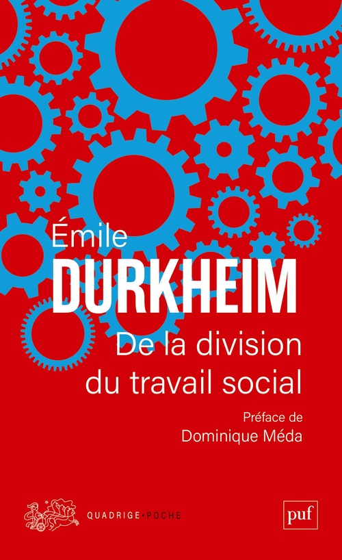 Couverture ebook de De la division du travail social, de Émile Durkheim
