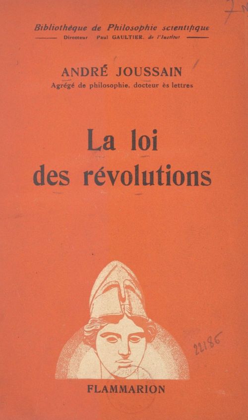 ebook cover of La loi des révolutions, by Andre Joussain