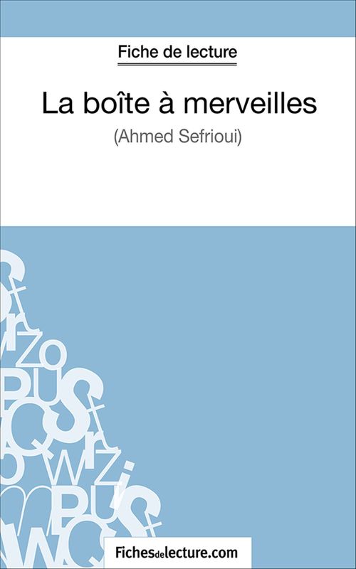 ebook cover of La boîte à merveilles, by Fichesdelecture.Com, Vanessa Grosjean