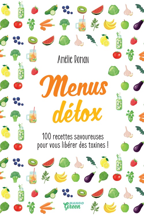 ebook cover of Menus détox, by Amélie Roman