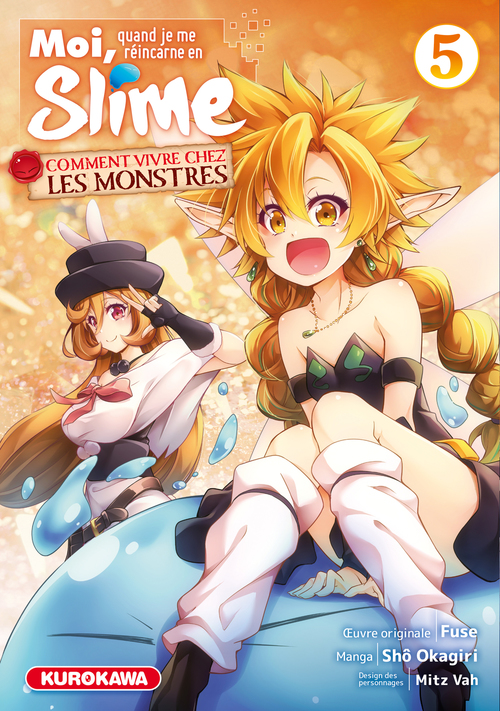 ebook cover of Moi, quand je me réincarne en slime - Comment vivre chez les monstres - Tome 5, by Fuse, Shou Okagiri, Mitz Vah