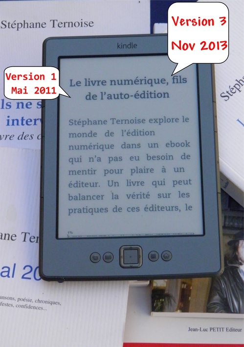 Couverture ebook de Le livre numérique, fils de l´auto-édition, de Stéphane Ternoise