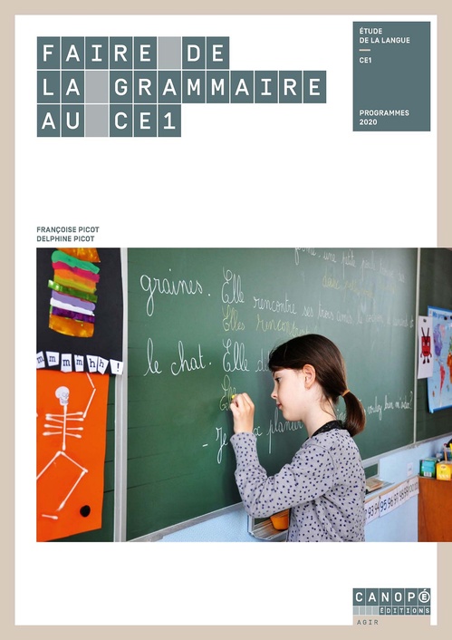 ebook cover of Faire de la grammaire au CE1, by Françoise Picot, Delphine Picot