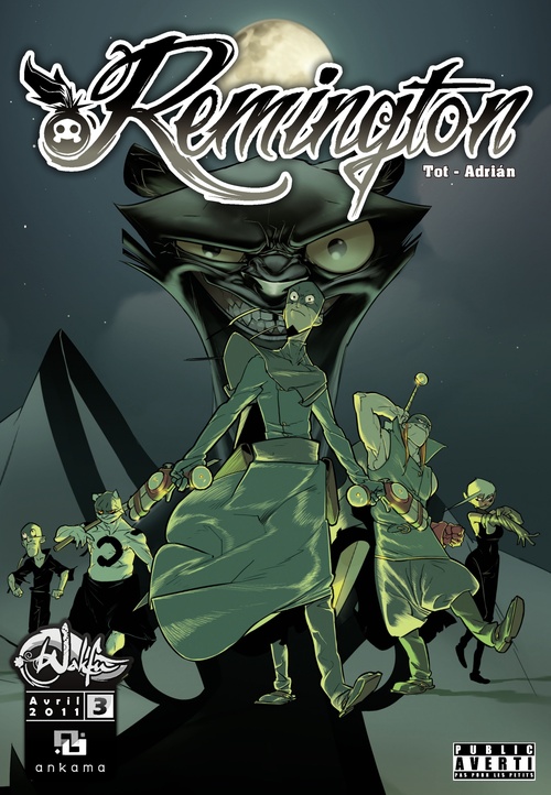 Couverture ebook de Remington - Tome 3, de Adrian, Tot