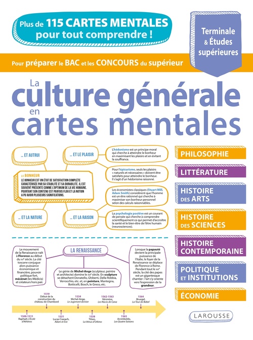 ebook cover of La culture générale en cartes mentales, by Arthur Guezengar