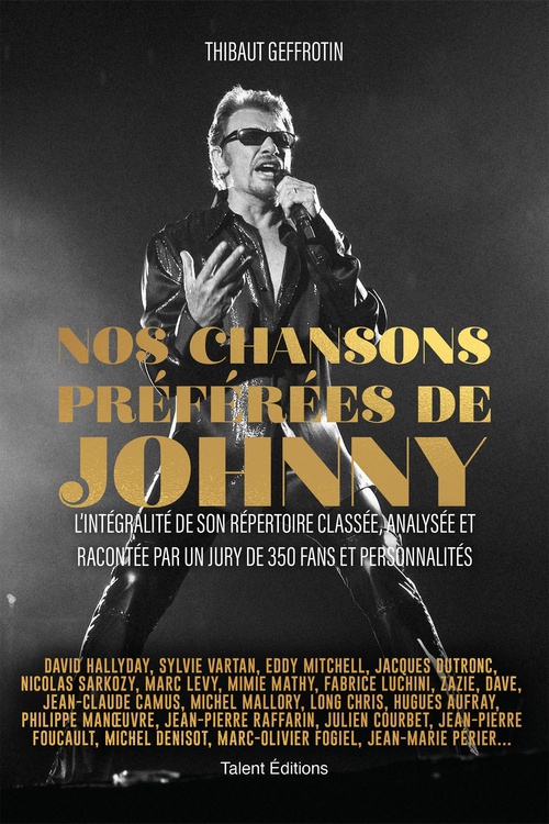 ebook cover of Nos chansons préférées de Johnny, by Thibaut Geffrotin