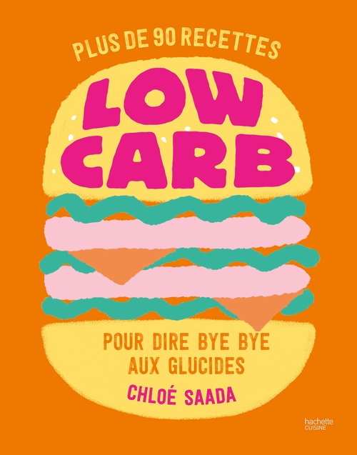 Couverture ebook de Low carb, de Chloé Saada
