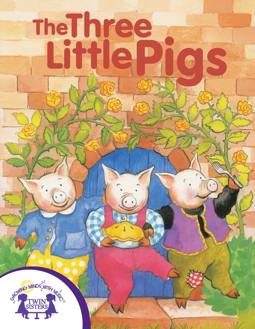 ebook cover of The Three Little Pigs, by Eric Suben
