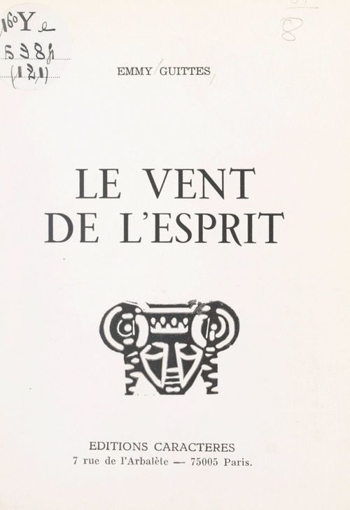 Couverture ebook de Le vent de l'esprit, de Emmy Guittes