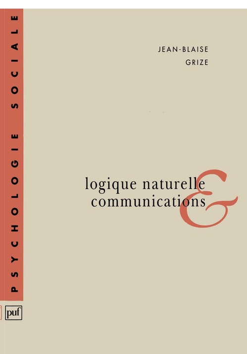 ebook cover of Logique naturelle et communication, by Jean-Blaise Grize