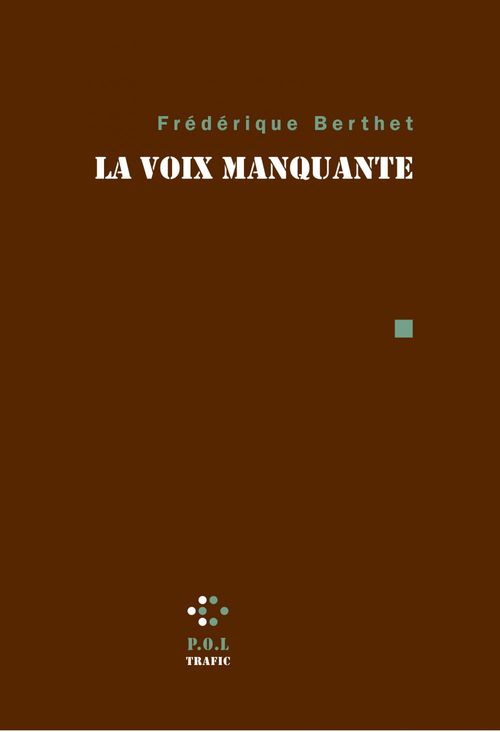 Couverture ebook de La Voix manquante, de Frédérique Berthet