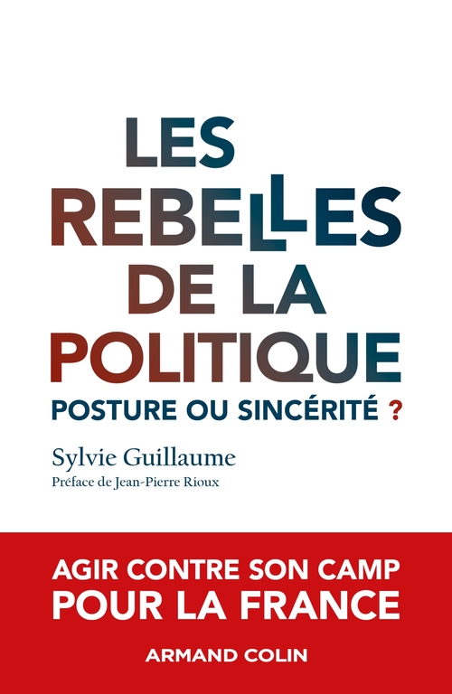 Couverture ebook de Les rebelles de la politique, de Sylvie Guillaume