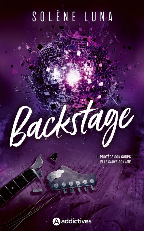 ebook cover of Backstage, by Solene Luna