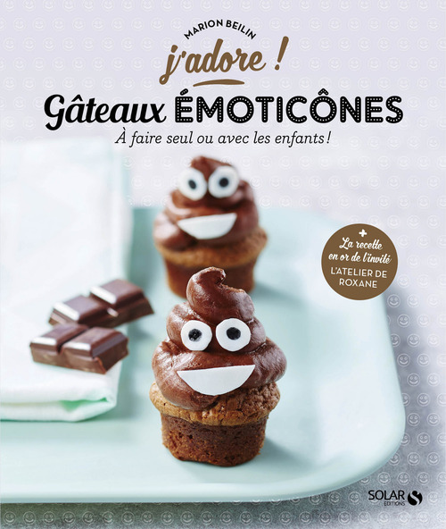 Couverture ebook de Gâteaux émoticônes - J'adore, de Marion Beilin