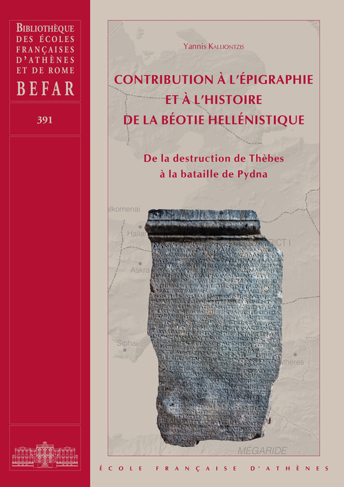 ebook cover of Contribution à l´épigraphie et à l´histoire de la Béotie hellénistique, by Y. Kalliontzis