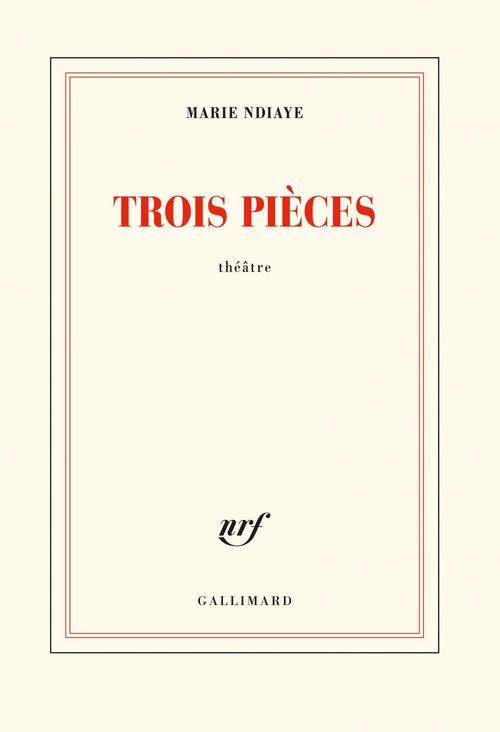 Couverture ebook de Trois pièces, de Marie NDiaye