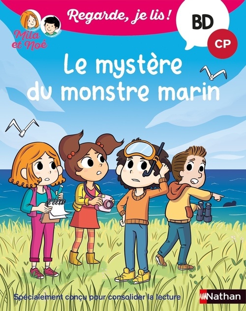 Couverture ebook de Regarde je lis ! BD Le mystère du monstre marin, de Éric Battut