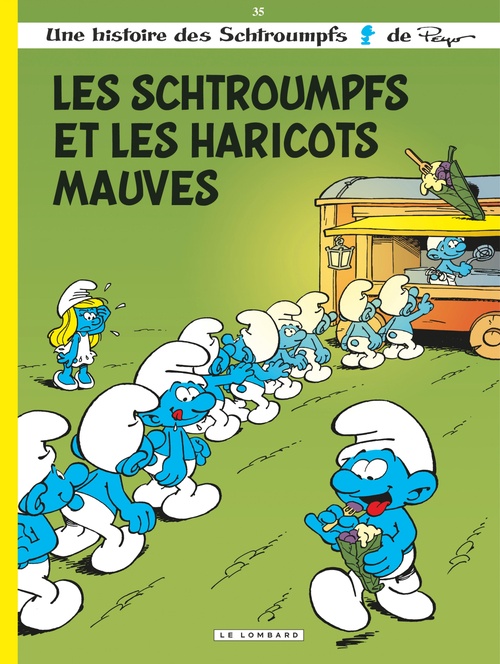 Couverture ebook de Les Schtroumpfs - Tome 35 - Les Schtroumpfs et les haricots mauves, de Thierry Culliford, Alain Jost, Peyo, Pascal Garray