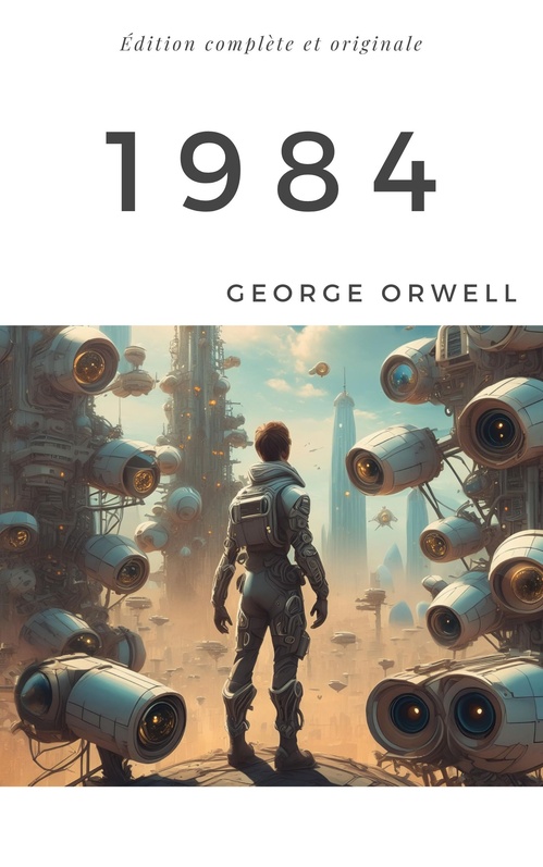 ebook cover of 1984, by George Orwell