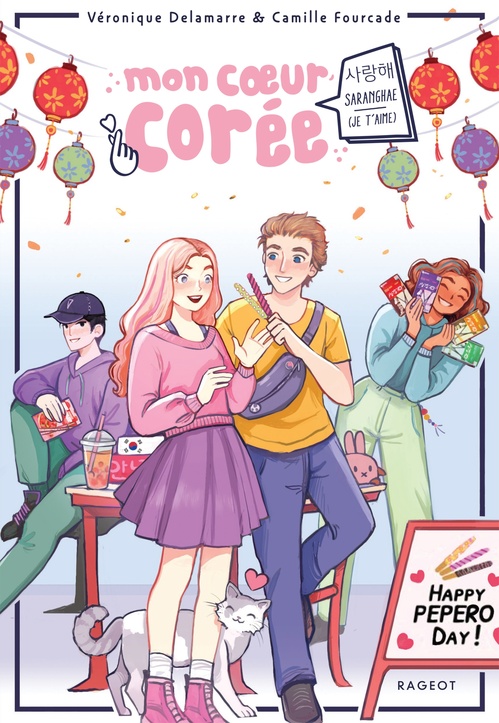 ebook cover of Mon coeur Corée - Saranghae (Je t'aime), by Véronique Delamarre