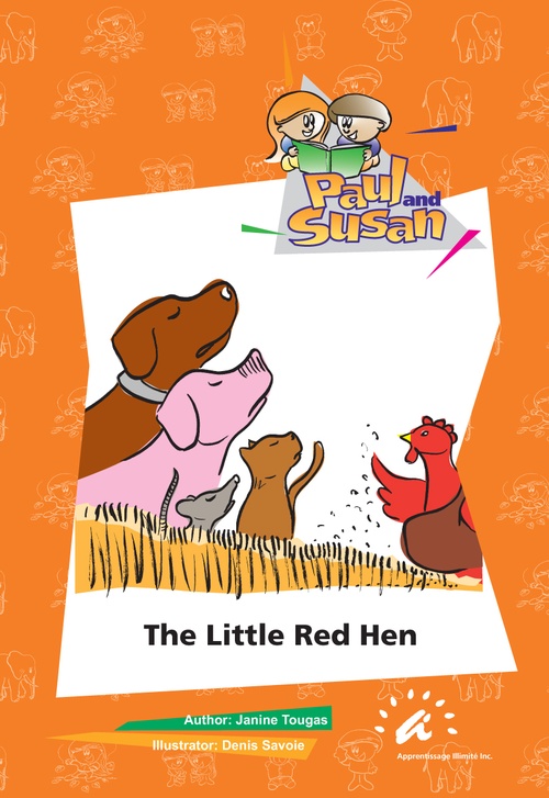 ebook cover of The Little Red Hen, by Janine Tougas