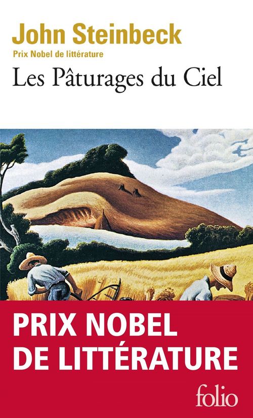 ebook cover of Les Pâturages du Ciel, by John Steinbeck