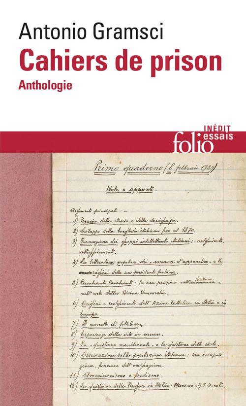 ebook cover of Cahiers de prison. Anthologie, by Antonio Gramsci