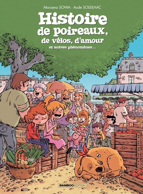 Couverture ebook de Histoire de poireaux..., de Aude Soleilhac, Marzena Sowa