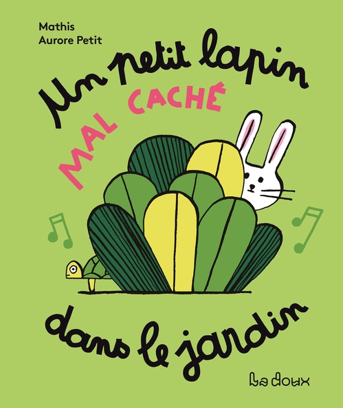 Couverture ebook de Un petit lapin mal caché dans le jardin, de Mathis, Aurore Petit